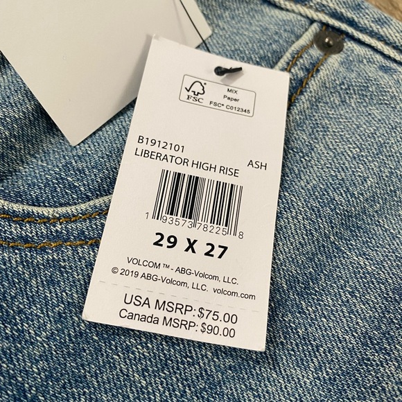 NEW W/tags Volcom jeans size 29 - Picture 4 of 10